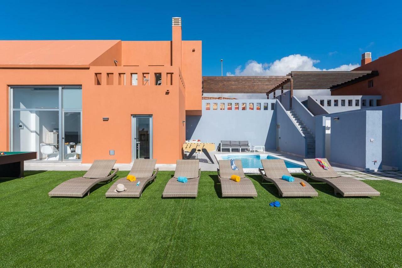 VILLAS ELENA y MARIO Ocean View, Heated Pool, Fast Fiber Caleta de Fuste Exterior foto