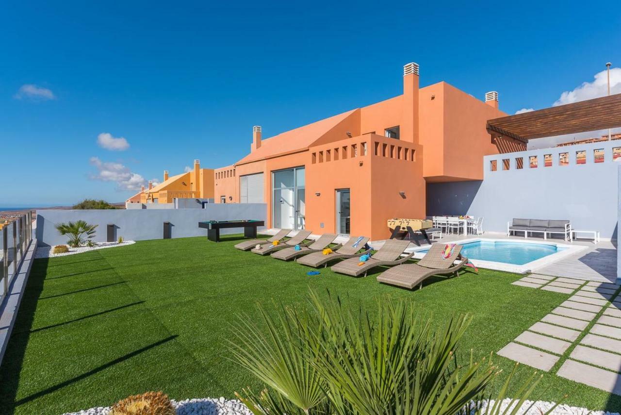 VILLAS ELENA y MARIO Ocean View, Heated Pool, Fast Fiber Caleta de Fuste Exterior foto