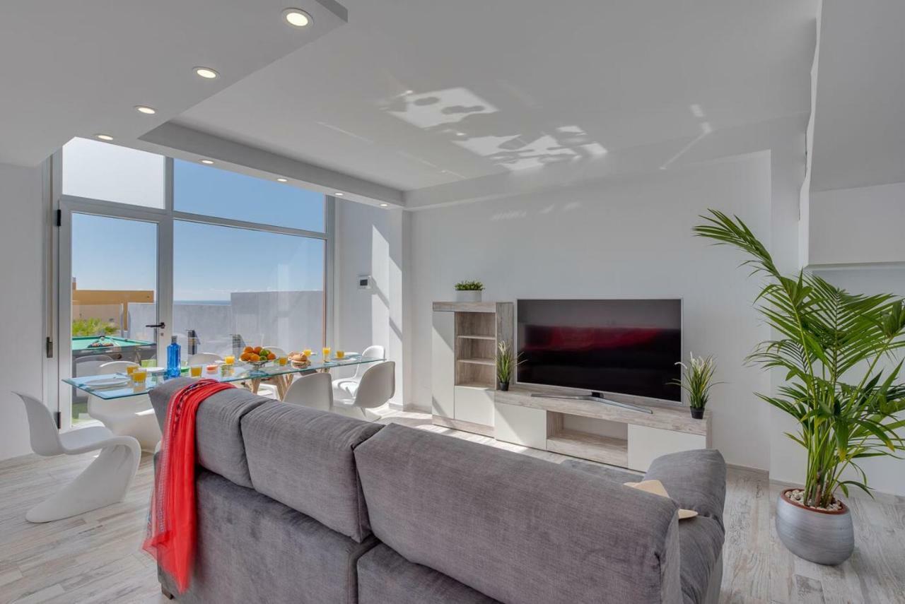 VILLAS ELENA y MARIO Ocean View, Heated Pool, Fast Fiber Caleta de Fuste Exterior foto